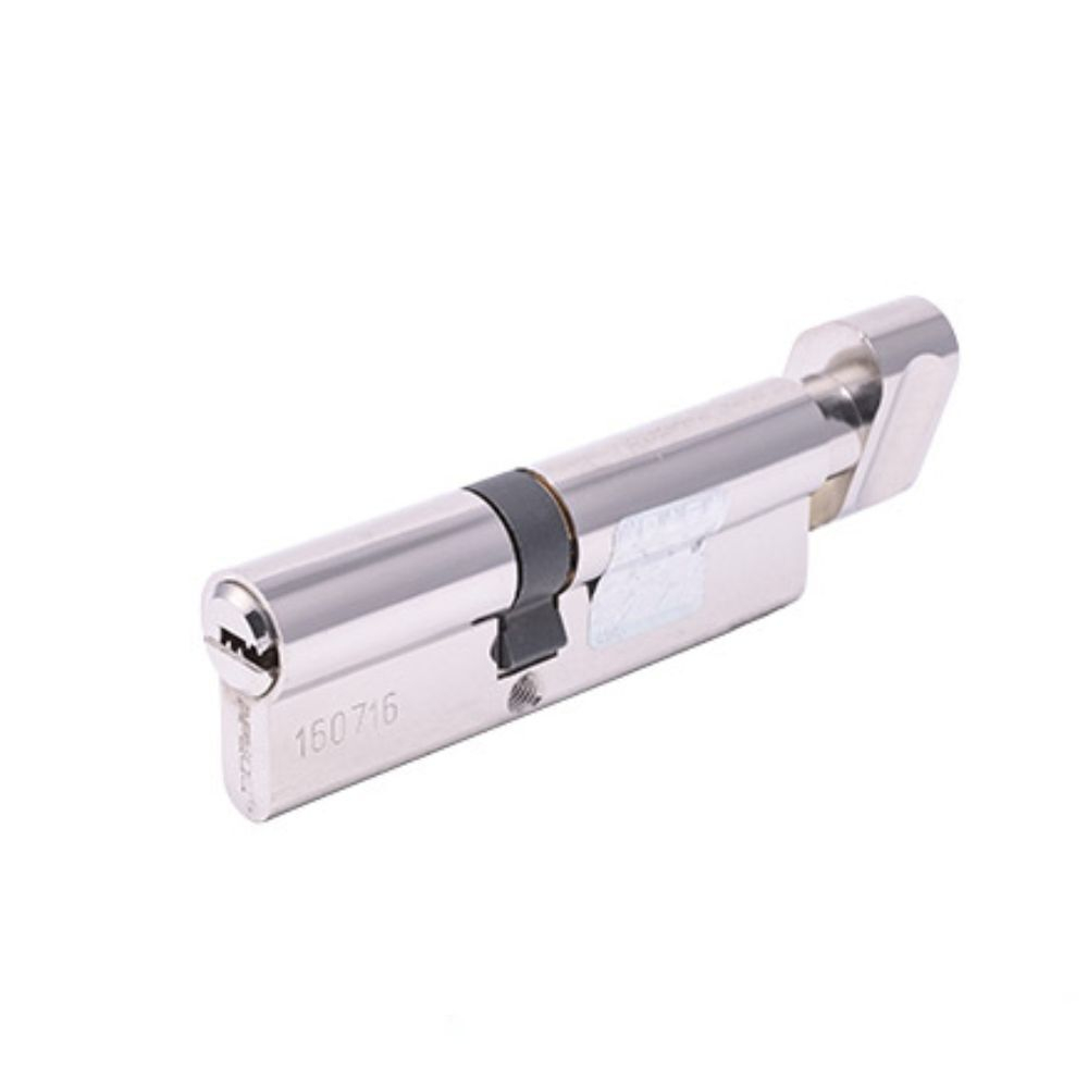 Личинка замка двери Apecs, SM-90(40/50C)-C-NI, 28622, 90 мм, с заверт, никель