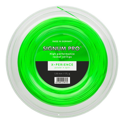 Струны теннисные Signum Pro Xperience String Reel 120m - Neon Green