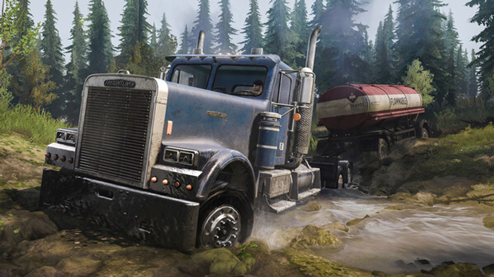 Spintires: MudRunner American Wilds (диск для PS4, полностью на русском языке)