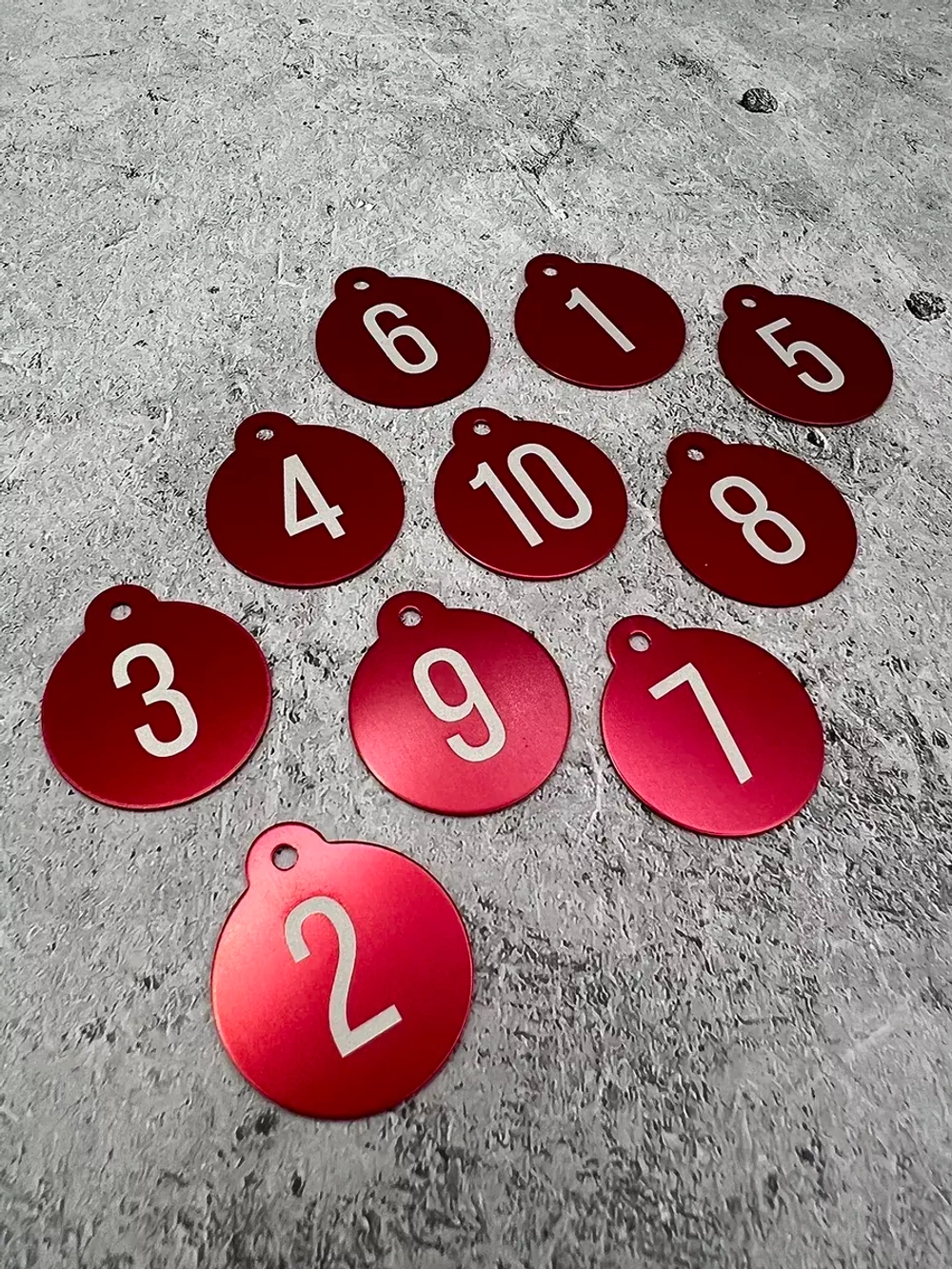 Номерки на ключи, металл