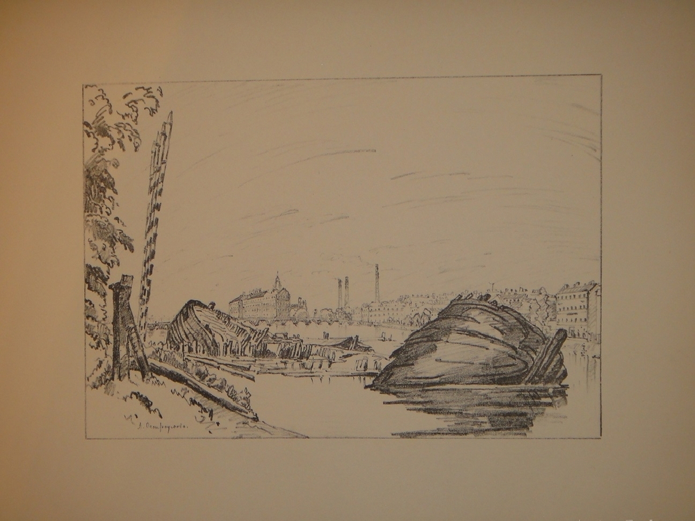 "Петербург". Автолитографии А.П.Остроумовой. 0г.