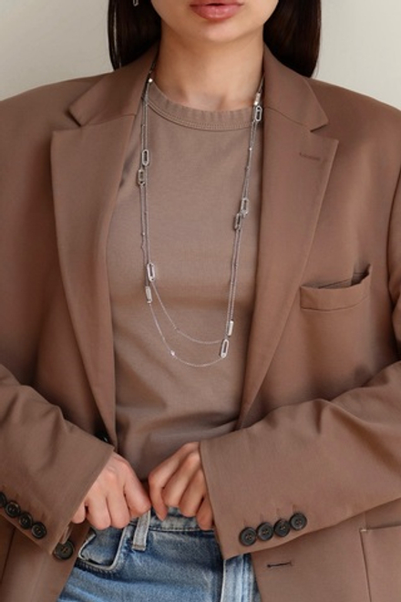 Бодичейн сотуар в цвете серебро 1.6 м