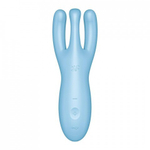 Клиторальный вибростимулятор Satisfyer Threesome 4 Connect App голубой