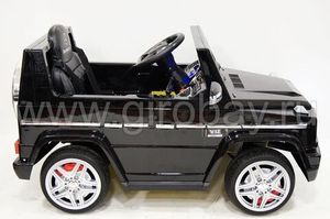 Детский электромобиль River Toys Mercedes-Benz-G-65-LS528 черный