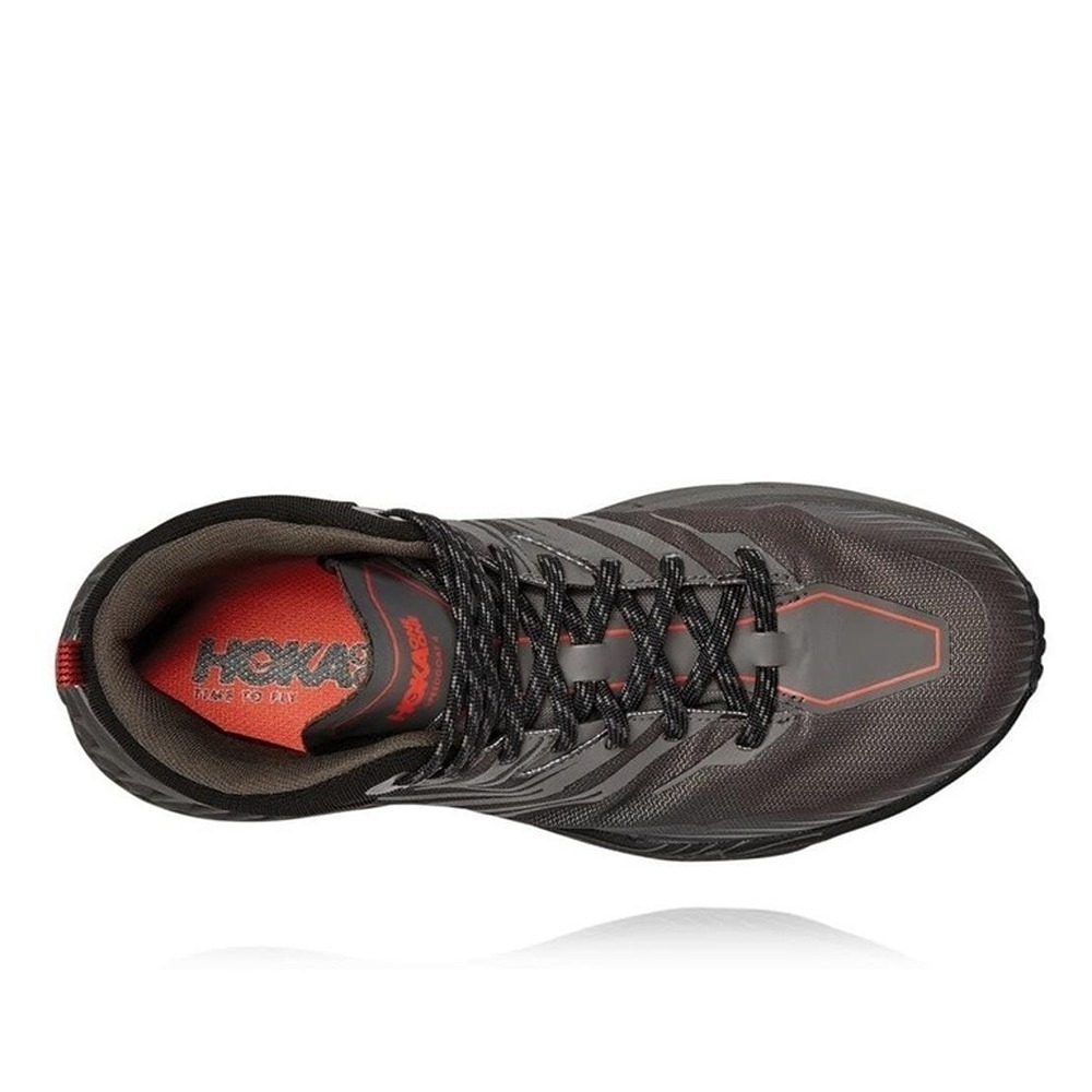 Ботинки мужские HOKA M SPEEDGOAT MID 2 GTX Anthracite / Dark Gull Grey