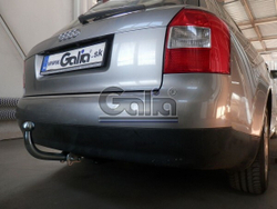 Фаркоп оцинкованный Galia A036A для Audi A4 2000-2007, VW Passat 1996-2005(паспорт и сертификат в комплекте)(без электрики)