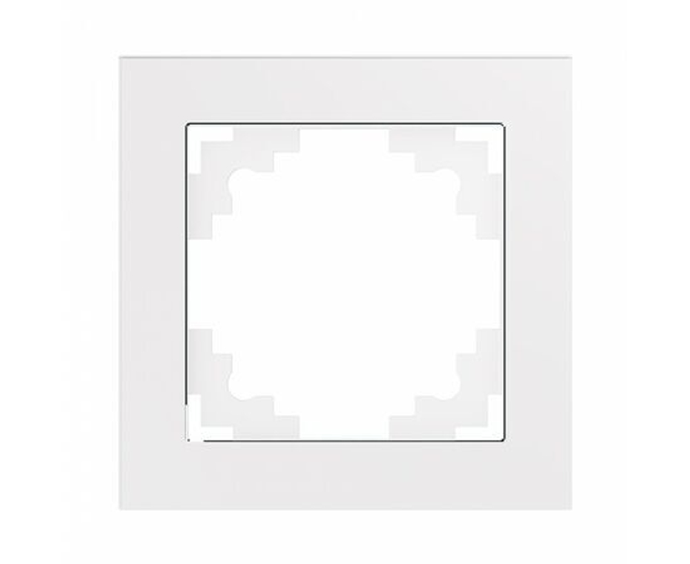 Рамка STEKKER, PFR00-7001-01 1-местная, пластик, серия Катрин, белый, 3 шт.
