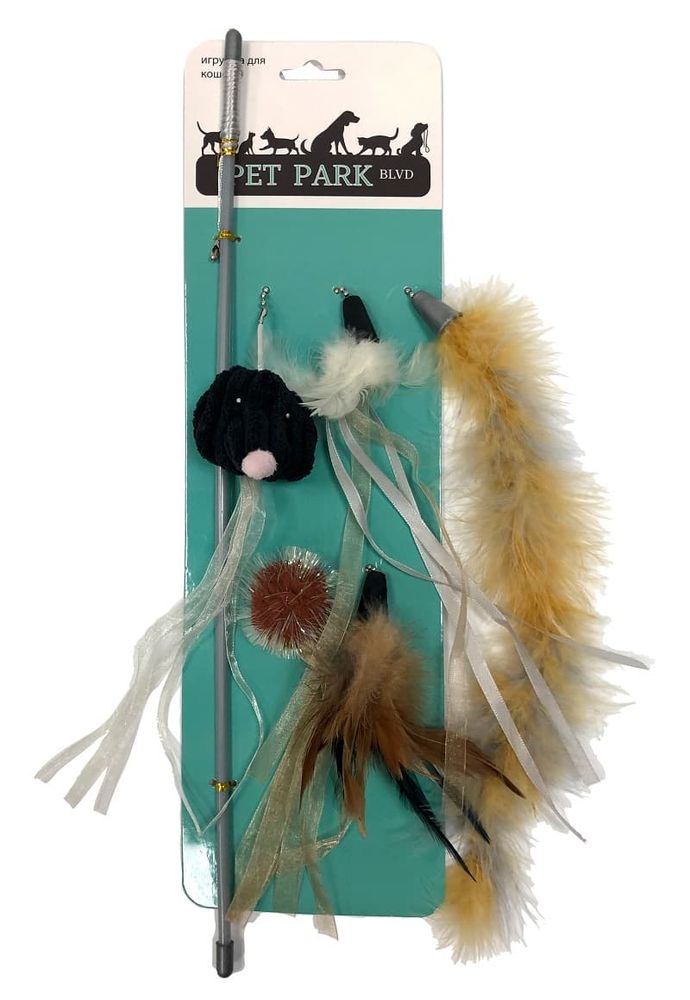 Petpark дразнилка для кошек (сменные кисточки) TOY82190 Petpark дразнилка для кошек (сменные кисточки) TOY82190
