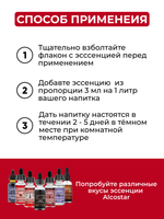 Эссенция Вишневый джин, Cherry Gin Alcostar, вкусовой концентрат (ароматизатор пищевой) для самогона, 30 мл