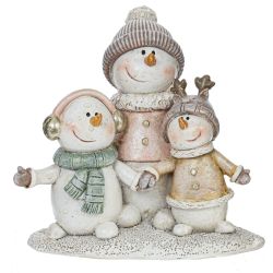 GAEM Фигурка декоративная "Снеговики", L10 W6 H9 см