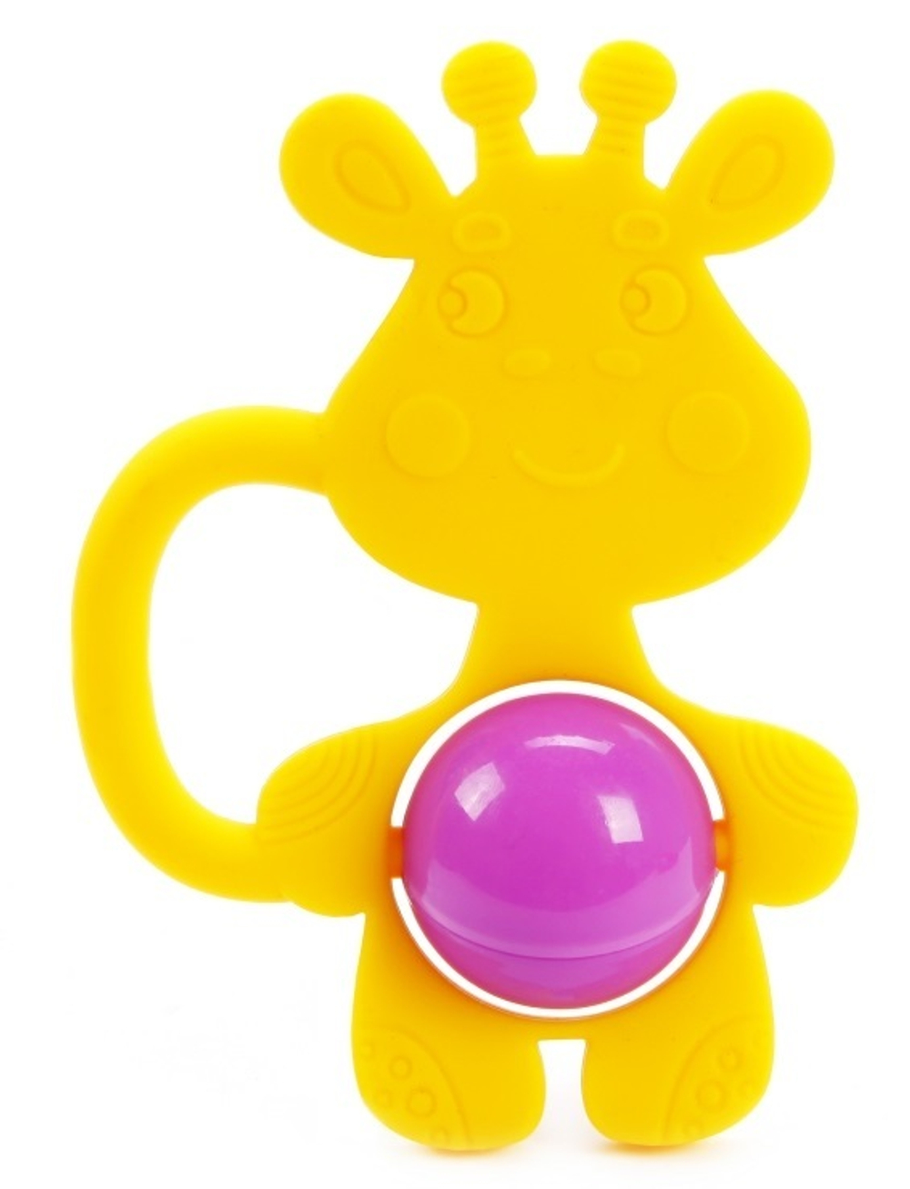 939620/Силиконовый грызунок с погремушкой «Жирафик»/35