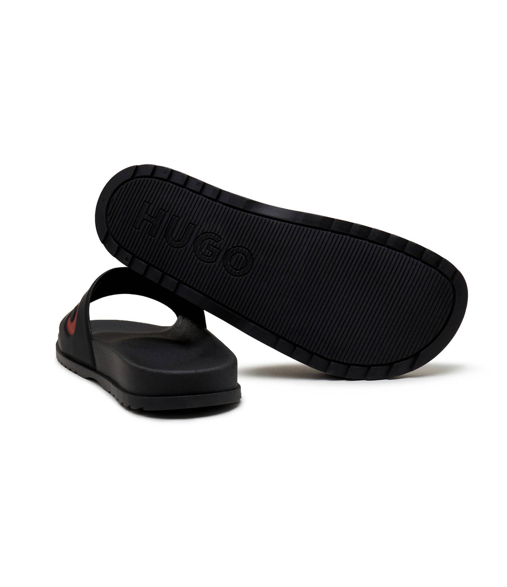 Шлепанцы Match_it_Slid_rblg_N HUGO - черный(50498352)