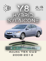 Щетки стеклоочистителя HUOYE Y8 600/550 мм на Acura TSX | Hook/J-Hook