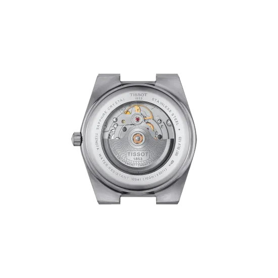 back side Tissot T931.407.41.291.00 мужские часы Tissot PRX Gold