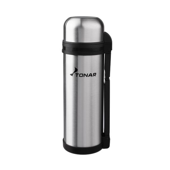 Термос TONAR 1800ML HS.TM-013  (дополн.пласт.чашка, скл.ручка, ремень)