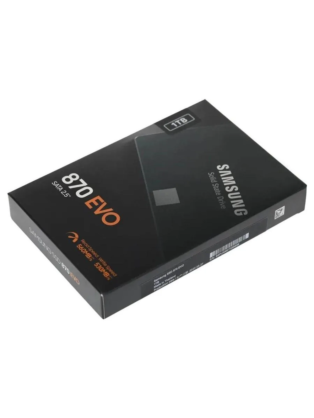 Накопитель SSD Samsung 870 EVO 1TB (MZ-77E1T0B/EU)