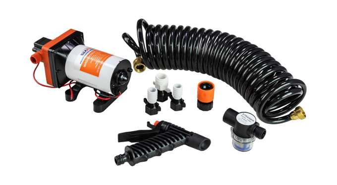 Комплект помывочный SeaFlo, 12 В, 15 л/мин, 55 PSI (3.8 бар)