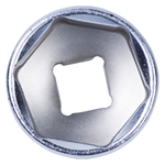 KING TONY (333523M) Головка торцевая стандартная шестигранная 3/8", 23 мм