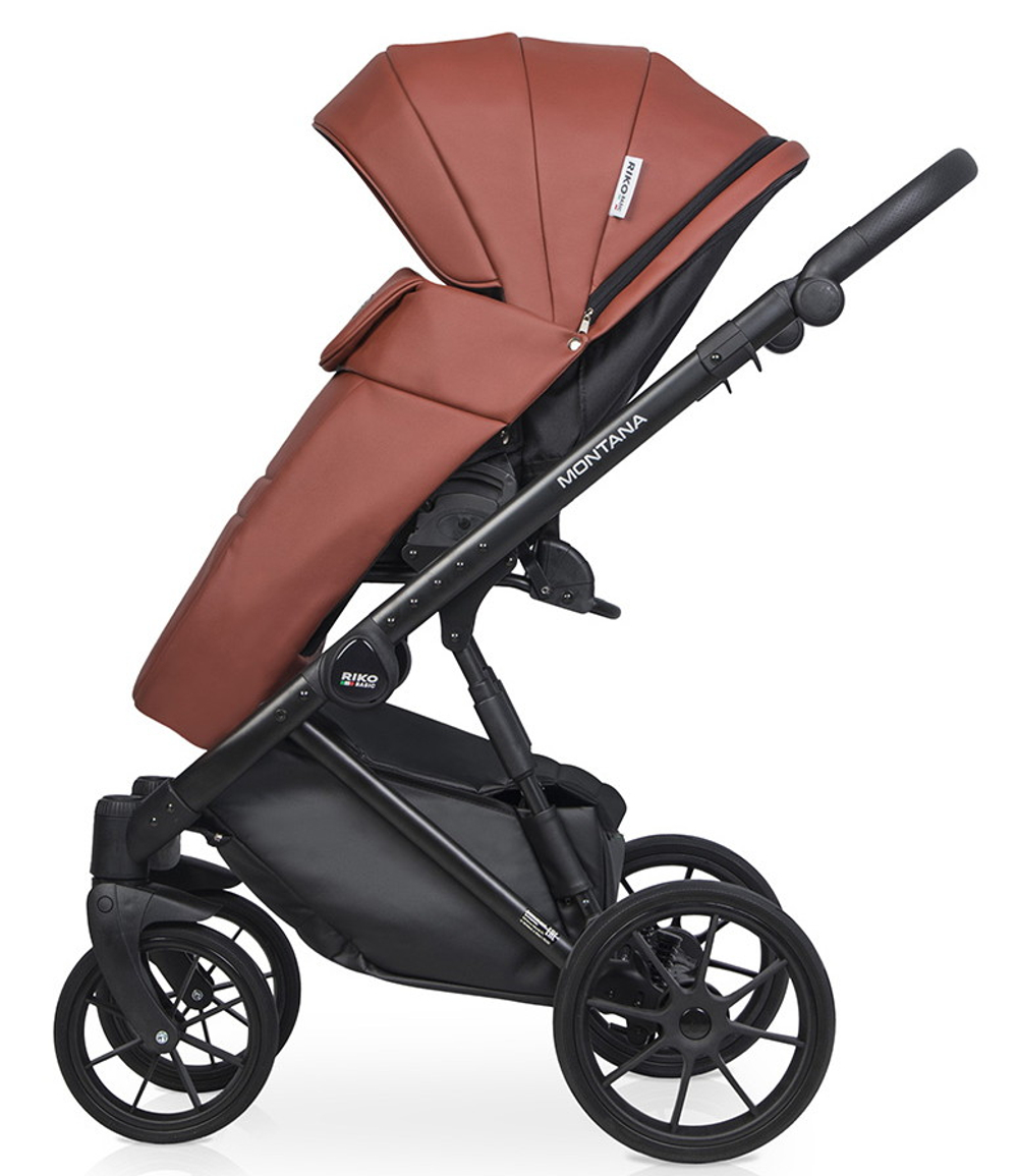 Детская коляска Riko Basic Montana Ecco 2 в 1 17 Maroon
