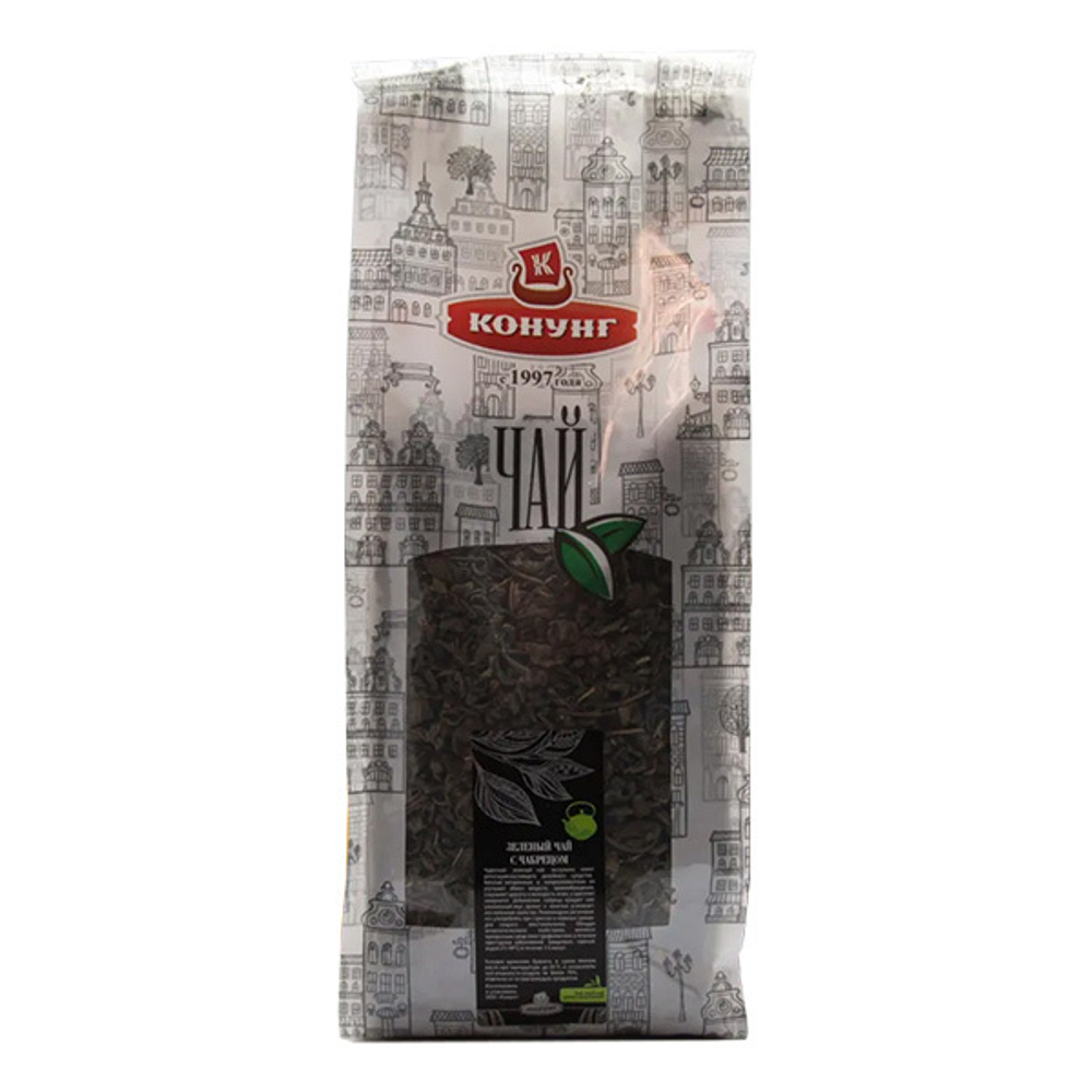 Зеленый ароматизированный чай с чабрецом Конунг 500гр