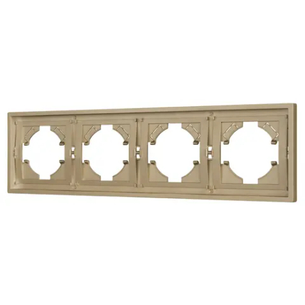 Рамка пластиковая FRM-TENDO-SFPL-4-GD (Arlight, Матовый песочный) 054663