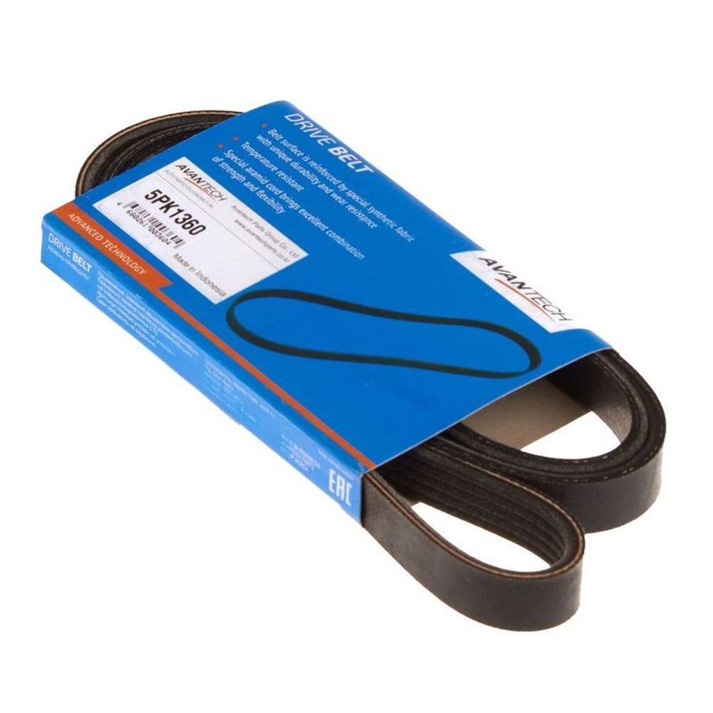 Ремень поликлиновый AVANTECH 5PK1360