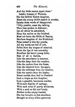 The Kalevala, the epic poem of Finland. Volume 2 | Crawford Kalevala