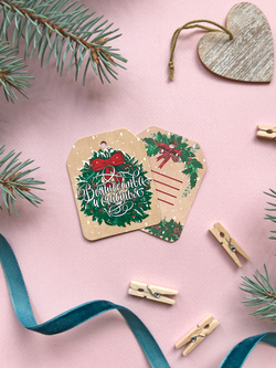 Бирка на подарок «Волшебства и счастья», 4,9 × 6,3 см