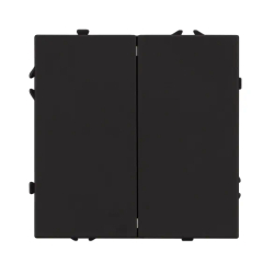 Механизм выключателя двухклавишный непроходной SWT-NOBE-MK02-SFPL-BK (230V, 10A) (Arlight, -) 054252