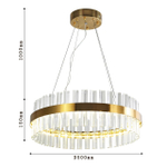 Подвесная светодиодная люстра Favourite Placerat 4012-5P