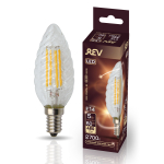 Лампа светодиодная FILAMENT свеча витая TC37 5W E14 2700K DECO Premium теплый свет