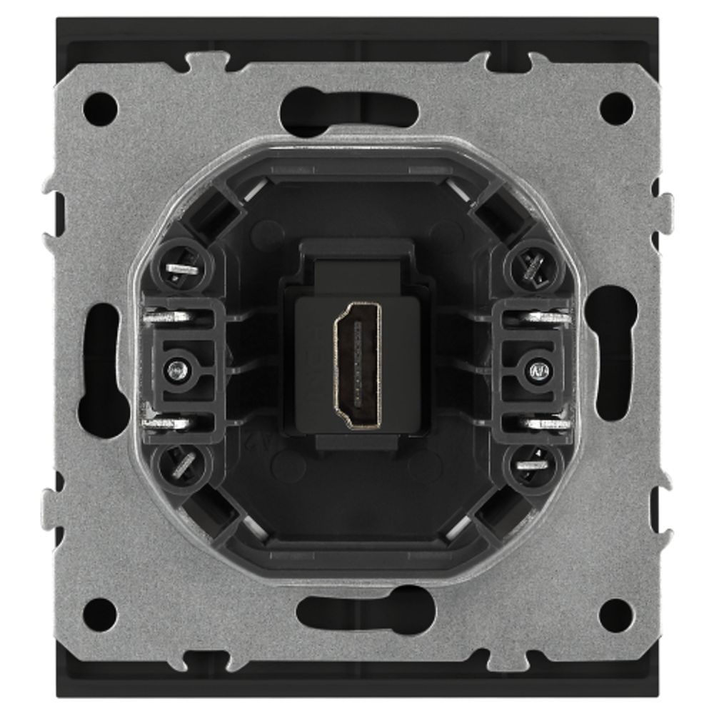 Розетка ЭРА Arktik 16-3114-05 HDMI антрацит | Эра Arktik