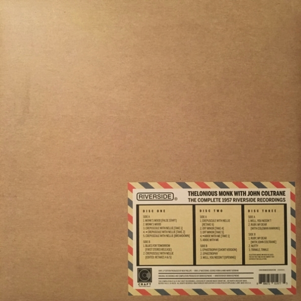 Thelonious Monk, John Coltrane / The Complete 1957 Riverside Recordings (3LP)