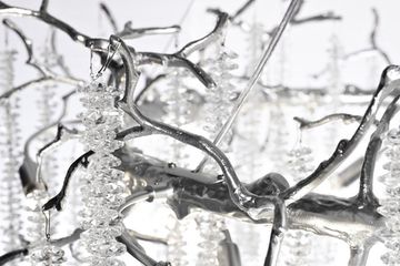 86-70628 Люстра d.80*45см, металл цвет серебро