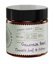 Базилик томатный лист и цитрус, ароматическая свеча, Eteria cosmo