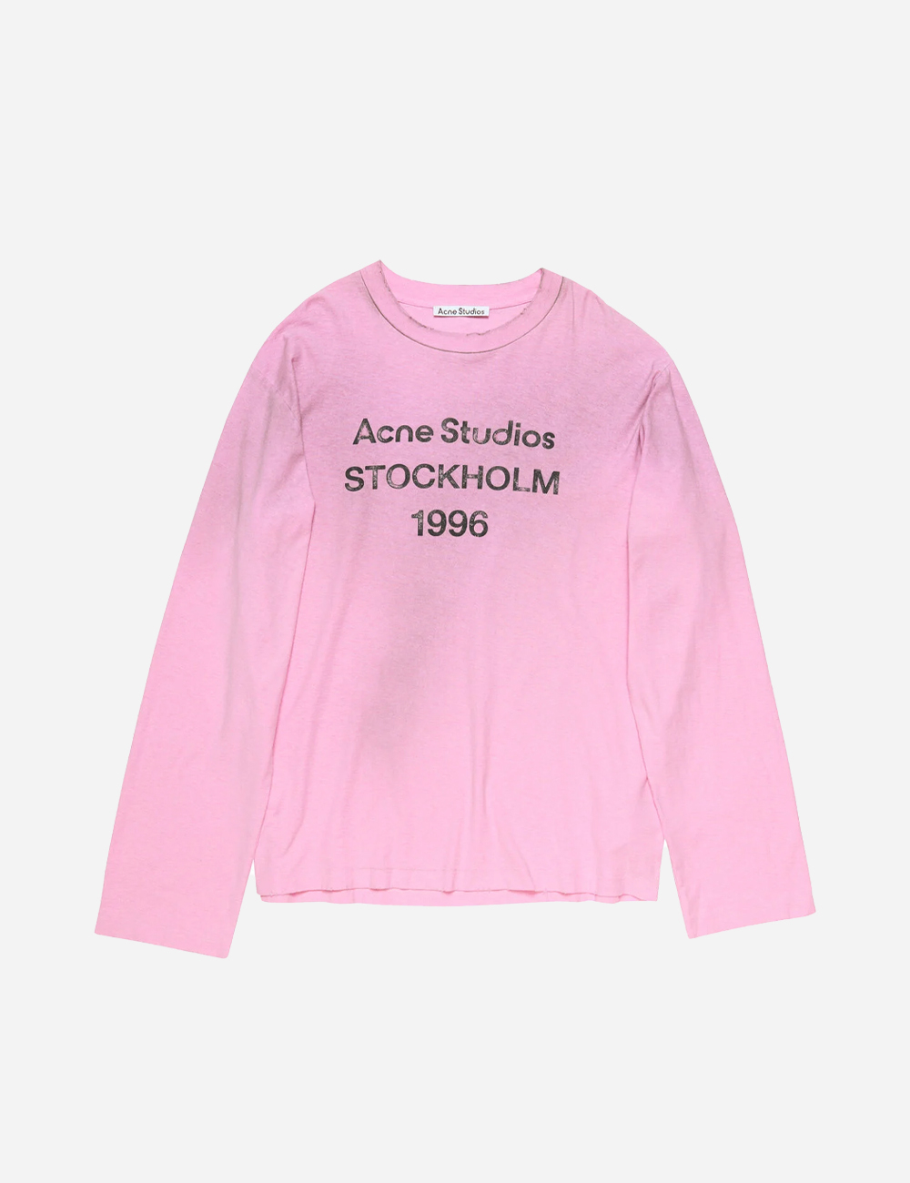 Acne Studios Logo Long Sleeve T-shirt "Pink" (FN-UX-TSHI000016)