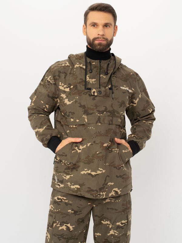 Костюм летний Антигнус-Люкс ткань Сорочка цвет Чёрный мультикам