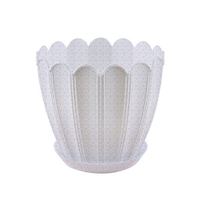 Кашпо "Хризантема" с поддоном 1л (мр)