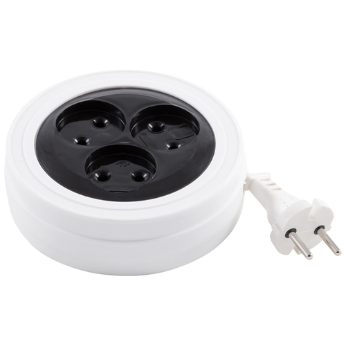 Удлинитель Engy "Рулетка" 3м/3роз (ШВВП 2х0.75)