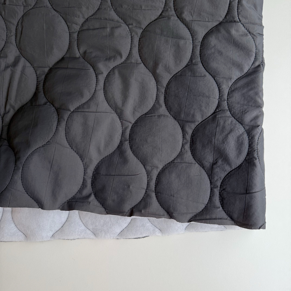 Курточная стежка Графит