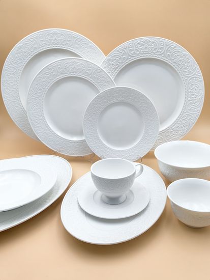 Тарелка десертная 20 см. набор 6 шт. Ажур классик