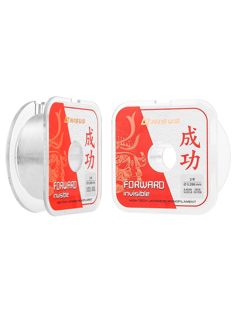 Леска для рыбалки Nisus FORWARD Invisible Nylon 0,496mm/100m (N-FI-0496-100)