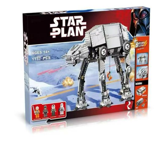 Конструктор Звездные войны "Моторизированный шагоход АТ-АТ" 1168 деталь