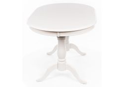 Стол раскладной EV Elva 120(159)х80х75 молочный