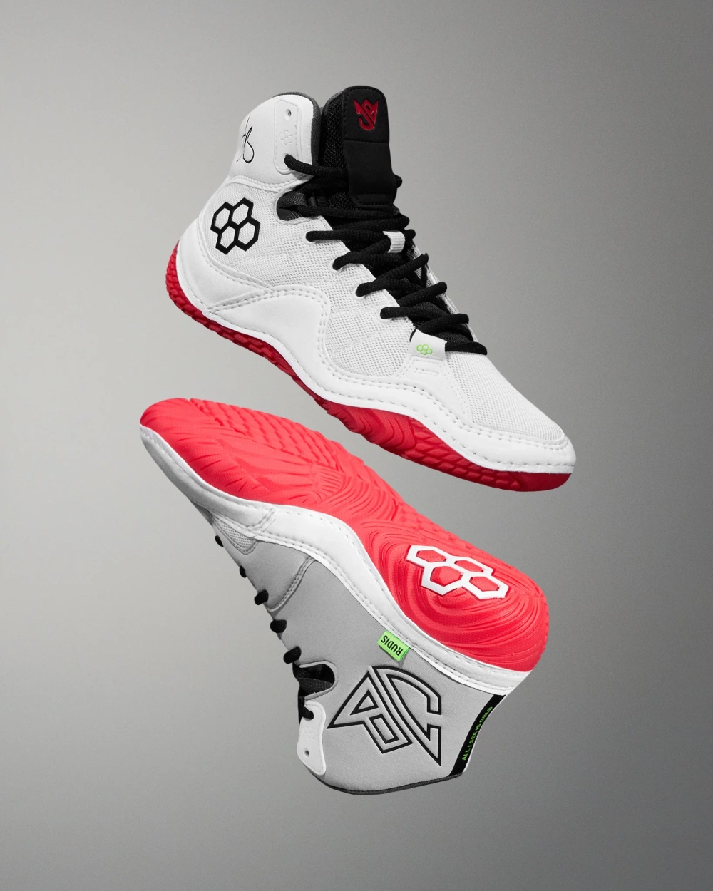 Борцовки RUDIS JB1 ADULT WRESTLING SHOES - WHITE HOT