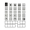 Donel R98 METAL благородная сталь накладка для розеток RJ45+SAT, 2-я, серия DA