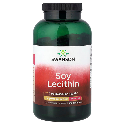 Swanson, Соевый лецитин, 1,2 г, 180 капсул
