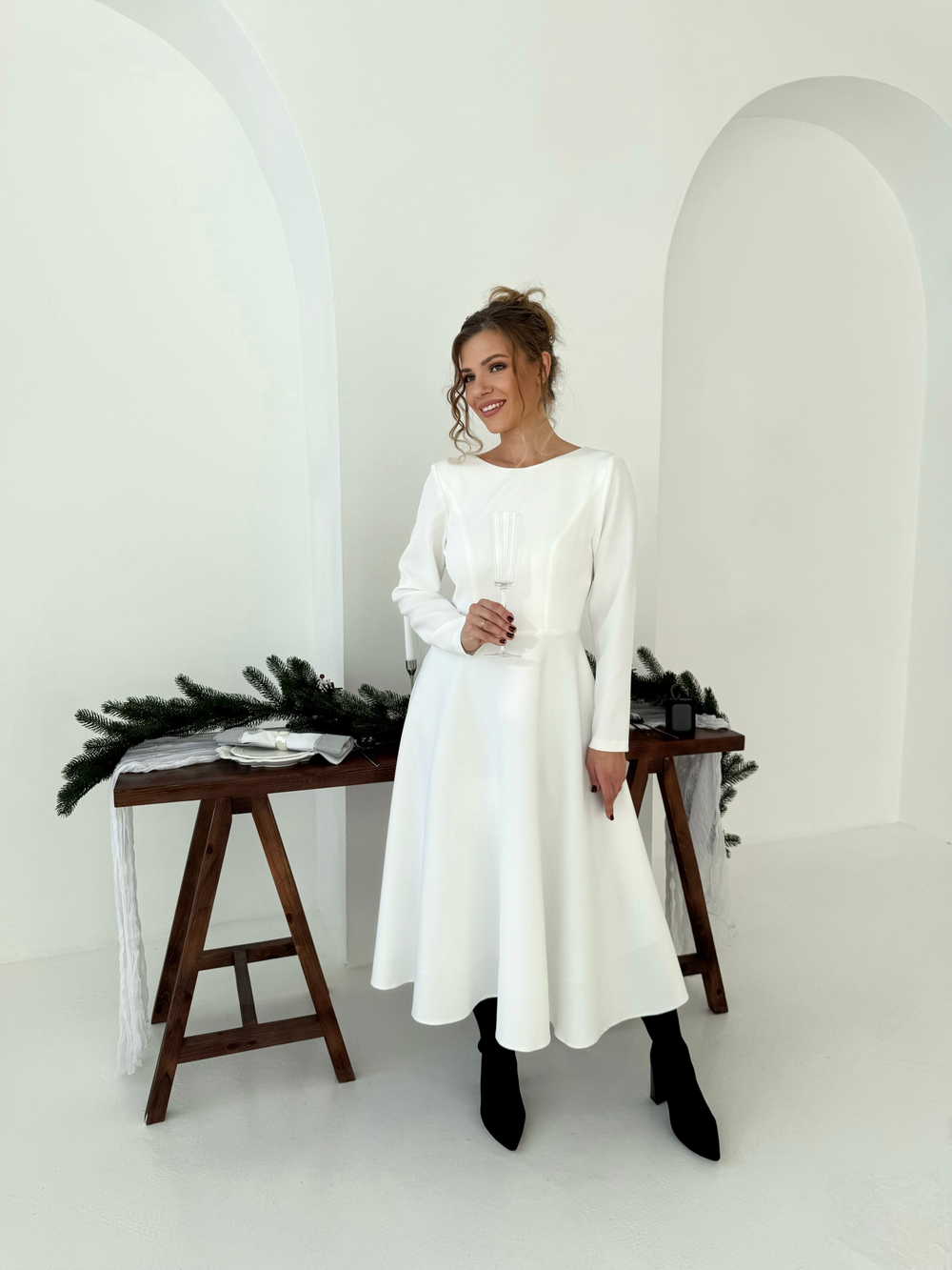 Платье длинное