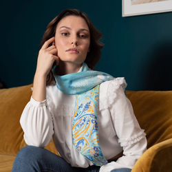 Платок 105х105 Petrusse Idylle Glacier