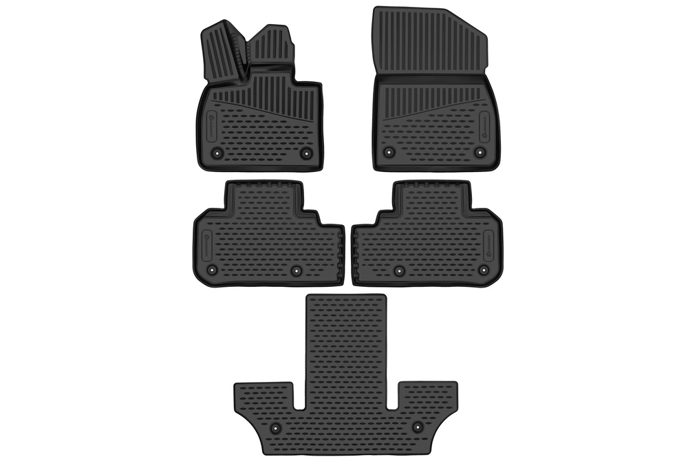 Коврики 3D в салон для LiXiang L8 2022 - 5шт. (полиуретан)  AFM3DA67710210K